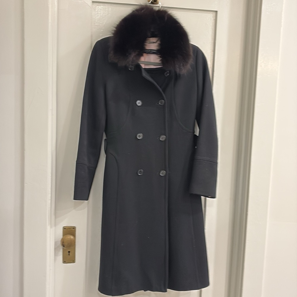 Andrew Marc New York Wool Double Breasted Coat